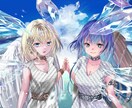 イラスト制作します キャラクターメインイラスト　背景あり イメージ3