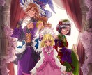 背景付きキャラクターイラスト描きます 建物や抽象的な背景、小物などなんでもお答えします イメージ4
