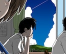 簡単なリクエストを伺い夏空イラストお任せで描きます 簡単なリクエストだけ伺い、お任せで夏の一枚絵を描きます イメージ9