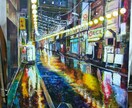 幻想的なアナログ絵画、オーダーメイド制作します 雨空・ファンタジー・動物・植物・キャラクターの幻想的な雰囲気 イメージ4