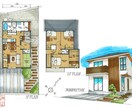 建築士が描く！新築住宅の手描きパース等を提供します 新築祝いに最適！世界に一つだけの“建築士の描く暖かさ”を。 イメージ3
