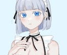 アイコンなどに使えるバストアップのイラスト描きます アイコンや、サムネイルなどにも使えます！ イメージ1