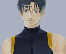 最短3日！美麗な男性イラスト描きます 美麗で退廃的な印象の男性のバストアップイラストお描きします イメージ3