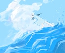 イラスト作成します ラフ感がある雰囲気が柔らかいイラストです イメージ1