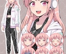 あなただけのキャラクター描きます SNSアイコン、キャラデザ、立ち絵など幅広く制作します イメージ2