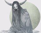 ホラーやダークなイラストお描きします ゲームスチル・小説表紙・ポスターなどにお使いいただけます イメージ5