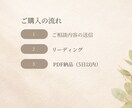 タロット鑑定書｜悩みを整理し今と未来を読み解きます カードが導く◇感情に振り回されないためのメッセージ。 イメージ7
