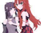 腰から上〜描きます 可愛くてちょっと暗いイラストをお求めの方におすすめ！ イメージ4