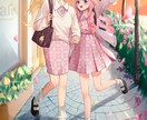 歌ってみた、雑談背景、サムネイラスト等を描きます 表情差分一つ無料！キラキラしたイラストを描きます！ イメージ5