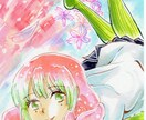 アニメやゲームのキャラクターイラストを描きます アニメ雑誌イラスト投稿活動歴１０年越えの常連によるイラスト イメージ1