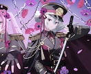 短納期可！一枚絵・立ち絵・歌ってみた絵作成します 歌ってみた・ボカロ、Vtuber、TRPG、記念絵等！商用可 イメージ4