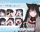 配信者・Vtuber向けのイラスト制作をします サムネ／歌ってみた／配信素材／グッズ対応◎ イメージ6