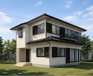 屋根外壁塗装の3Dパース•立面図作成します 平面図から！パース作成、建築数量算出！6点セット イメージ4