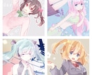 柔らかい印象のバストアップイラスト描きます アイコンに使える！似顔絵・オリキャラOK  お試しも歓迎 イメージ4