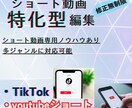 バズるTikTok、YouTube動画を編集します ショート動画特化型の編集を致します イメージ1