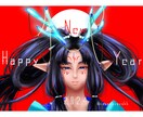 サムネ画面のイラスト描きます 配信活動のお手伝いをさせて下さいませ イメージ1