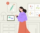 分かりやすいフラットイラスト・アイコン作成します スッキリと整理された目を引くイラストに仕上げます イメージ2