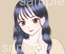 SNS用かわいい女の子アイコン描きます ゆるふわ得意！似顔絵やオリキャラもOK！ イメージ3