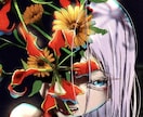 かっこいいダーク系イラストをお描きします 光×影で魅せる退廃系キャラ、サムネを制作いたします イメージ2
