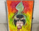 購入者の意見を取り入れ絵画を作成します 目を引く色使いやデザインでインテリアなどにも最適です。 イメージ2