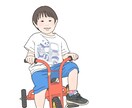 写真をもとに似顔絵をお描きします SNSアイコンやプレゼント用にも！丁寧な線画、優しい色合い イメージ2
