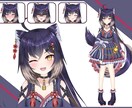 期間限定！９万円でVtuberモデル一括制作します 全行程を一括制作/モデリング/イラスト持ち込み可/制作実績有 イメージ7