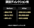 台本・読み・演技をディレクションします 「読み方が合っているのか分からない」そんな不安を解消します。 イメージ2