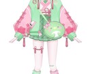 商用無料!VTuberキャラデザ・パーツ分けします 依頼初心者様大歓迎!可愛いデザインが得意です♪ イメージ2