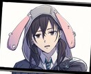 顔が良い女の子のアイコン描きます 正統派な"顔が良い"キャラクターを描けます！ イメージ6