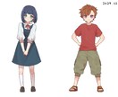 アイコン、ヘッダー、1枚絵描きます アニメ風なイラストで華やかにします！ イメージ5