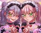 アイコンや動画のサムネなど！イラスト制作します 作品の表紙や挿絵、RPカット、動画内イラストなど色々描きます イメージ10