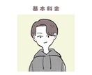 商用利用◎ゆるくてかわいいアイコンお描きします SNSやブログ等のアイコンに♪手描きのほんわかイラスト イメージ2