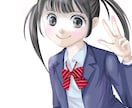 女の子イラストをお描きします 可愛く元気な女の子が得意です。 イメージ2
