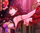 女の子のイラストを描きます 立ち絵、背景付き一枚絵、キャラ三面図、デフォルメなどに対応！ イメージ7