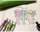 ゆるふわ可愛いイラスト描きます 事務来夢が、あなたの為に世界で一枚だけのイラスト描きます！！ イメージ5