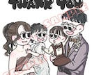 けだる目で個性的なウェディングイラスト描きます 特別な日に2人の“好き”を詰め込んだウェディングアイテム イメージ4