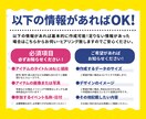 ８月迄特別価格・イベントお品書き作成します 情報が多いものでも、見やすくまとめます！ イメージ3