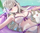 幅広く使えるイラスト制作致します SNSアイコン、サムネイル、壁紙、1枚絵、グッズ等 イメージ3