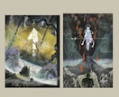 竹】和幻想を含んだ武将/風景画をお届けします 一目で”気配”が伝わるイラストを。MV・三面図・ゲーム風景に イメージ5