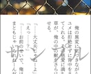 オンリーワンの小説お受けします 夢小説/創作小説など執筆します イメージ3