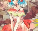 アイコンイラスト・ヘッダー制作します ノイジーで厚塗りの少女やケモノを鮮やかに描きます。 イメージ4