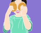 写真をまんまイラスト化します 写真をそのままイラストにします^^目無しでおしゃれに☺︎ イメージ6