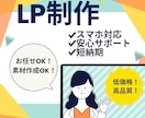 はじめてでも安心！低価格＆短納期でLP制作します スピーディな対応、丁寧なサポートをいたします！丸投げOK！ イメージ1