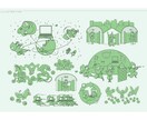 シンプルでわかりやすいイラストを提供します お客様に合わせ温もりのある作品を描きます イメージ5