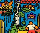 ユーモラスでキュートな人物・動物イラスト描きます 商用OK！挿絵やグッズなどを個性的に彩りたい方へ イメージ3