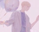 透明感のあるアイコン・1枚絵・立ち絵描きます 儚く可愛い世界観が得意です。差をつけたい方にオススメです。 イメージ1