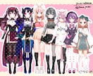 かわいい高品質Vtuberモデル制作します 高稼働でかわいい！立ち絵からモデリングまで承ります！ イメージ2