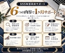 SNS集客につながる商品・サービス設計を伴走します 投稿の先の予約・来店まで。1ヶ月伴走で集客を改善 イメージ5