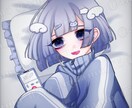 SNSのアイコン(バストアップ)を描きます snsアイコン向けの正方形イラスト描きます イメージ3
