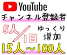 ゆっくり☆Youtube１日に平均５人増やします チャンネル登録者をゆっくり増加します！日本人アカのみ。 イメージ1